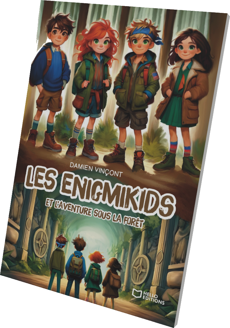 Livre jeunesse Les Enigmikids et l’aventure sous la forêt de Damien Vinçont
